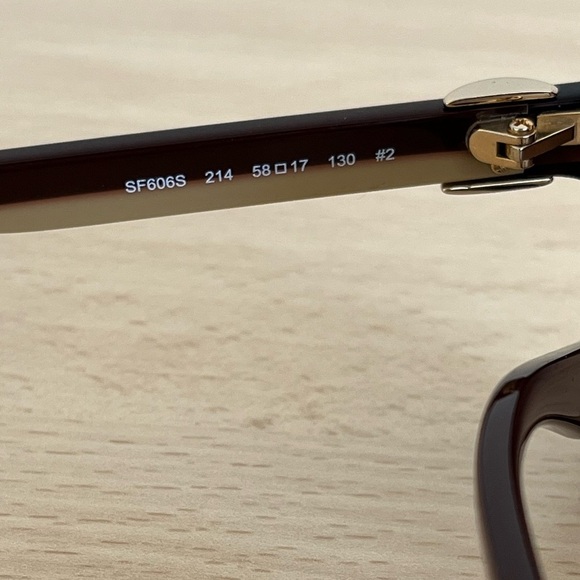 FERAGAMO Sunglasses Tortoise Non-Polarized Gradient Lens Case Cloth BNWOT Italy - Picture 12 of 16